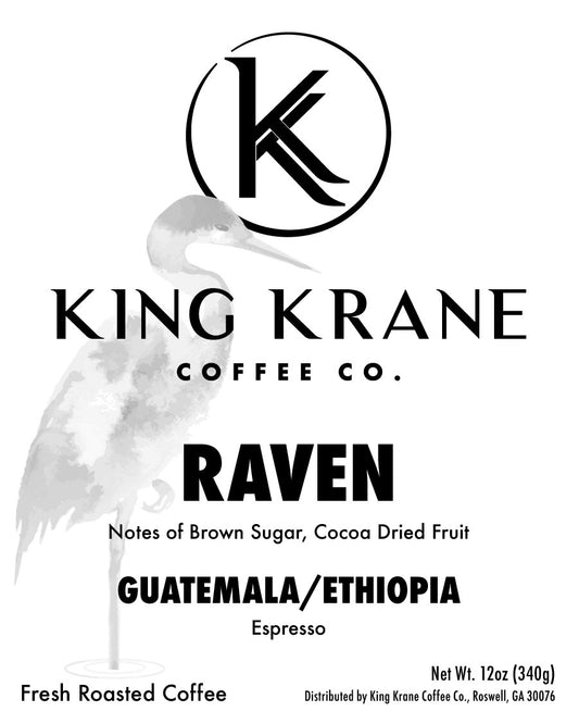Raven – Guatemala Ethiopia Coffee Blend | Ultra Dark Roast