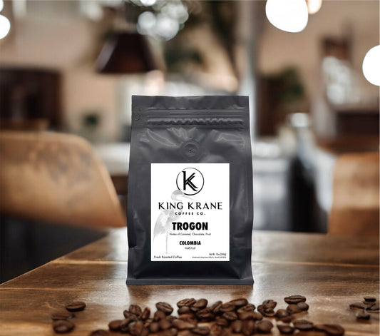 Trogon – Colombian Coffee Beans | Half-Caf Medium-Dark Roast