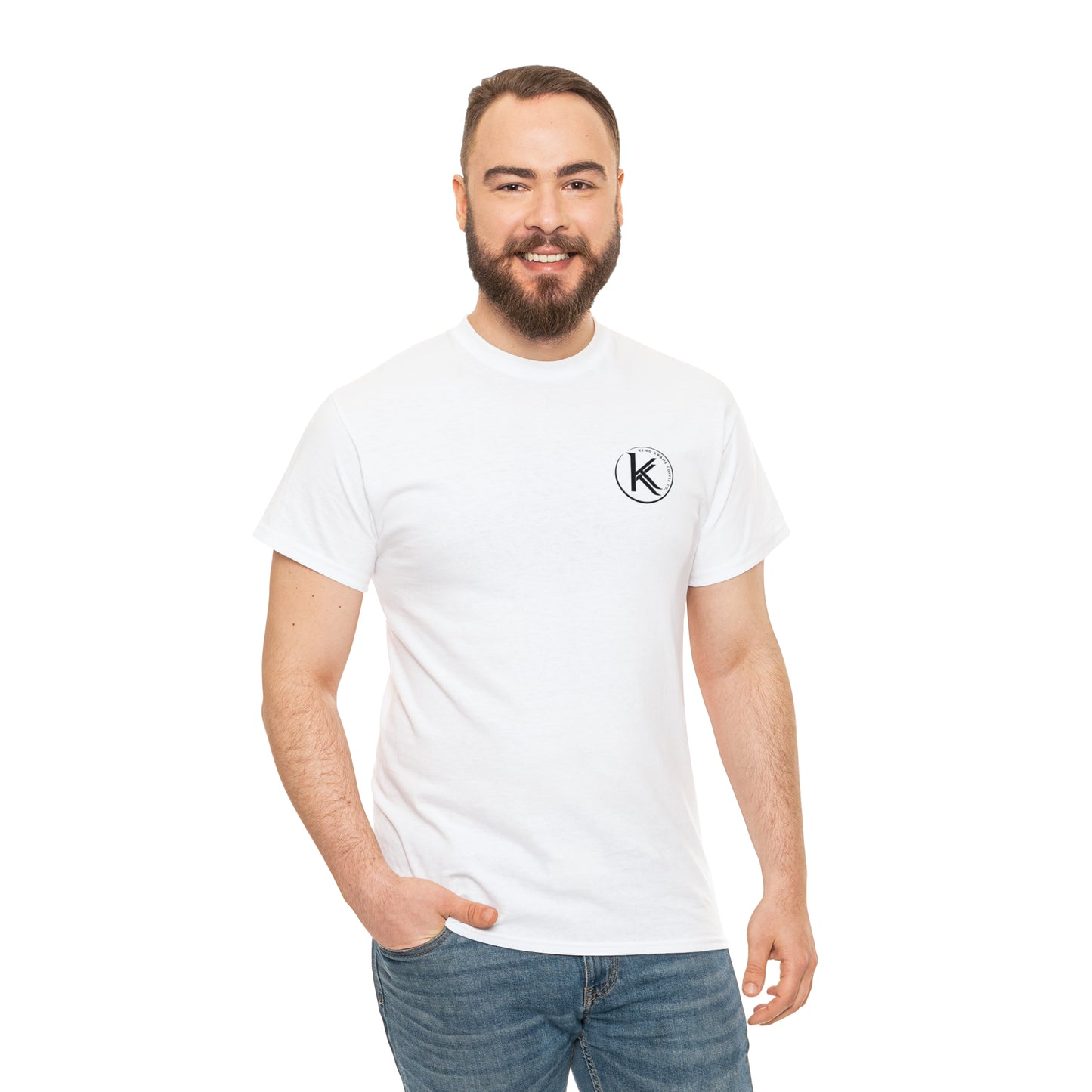 King Krane Unisex Heavy Cotton Tee- True White